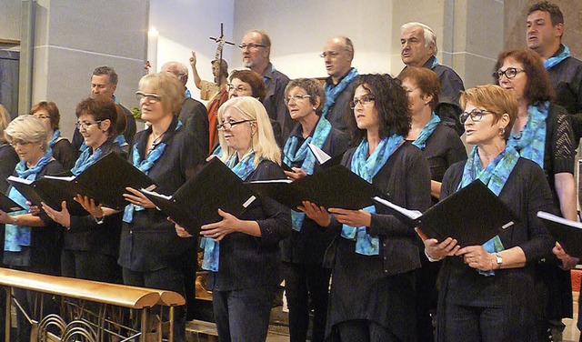 Der Todtnauer Gospelchor  in der  Johanneskirche   | Foto: Rasenberger