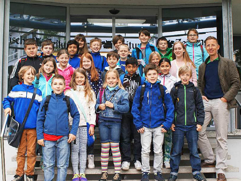 Die Klasse 4c der Schwarzenbergschule Waldkirch