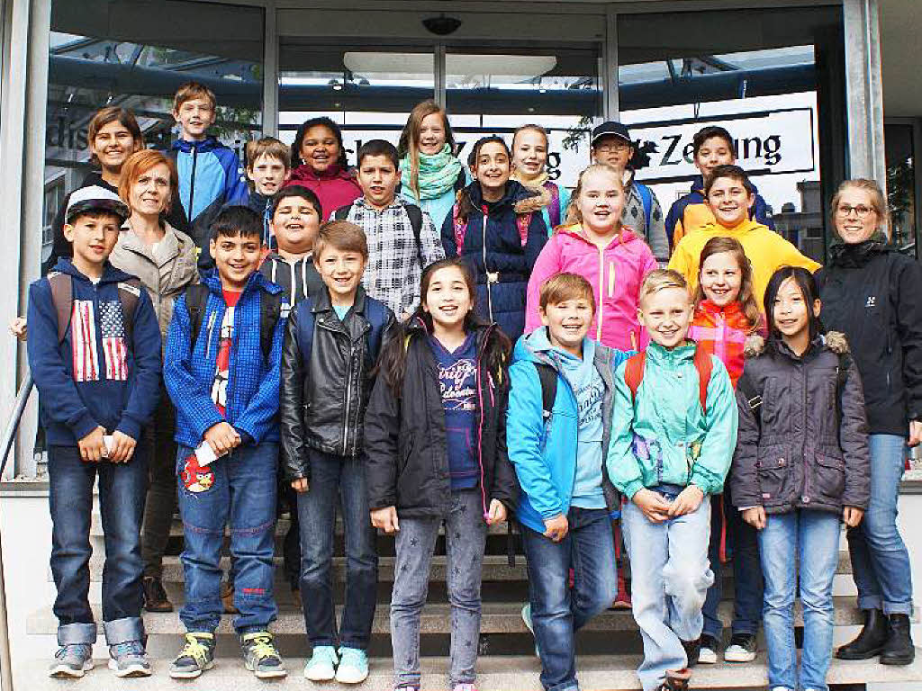 Die Klasse 4c der Geroldseckerschule Lahr