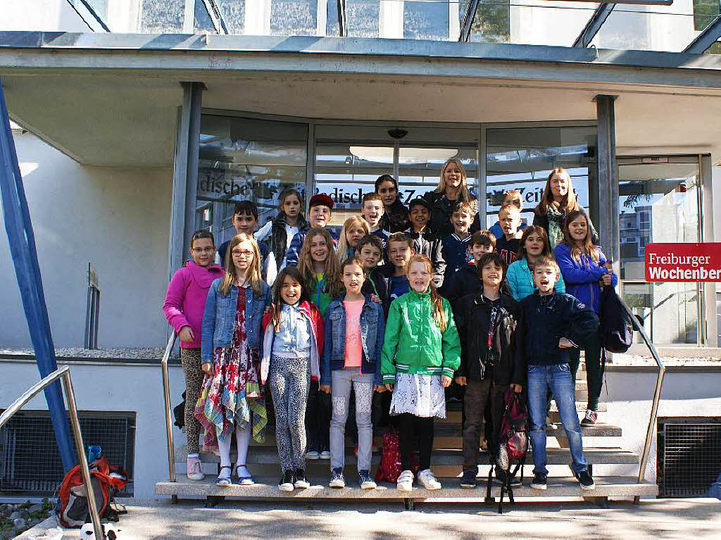 Die Klasse 4b der Kastelberggrundschule Waldkirch