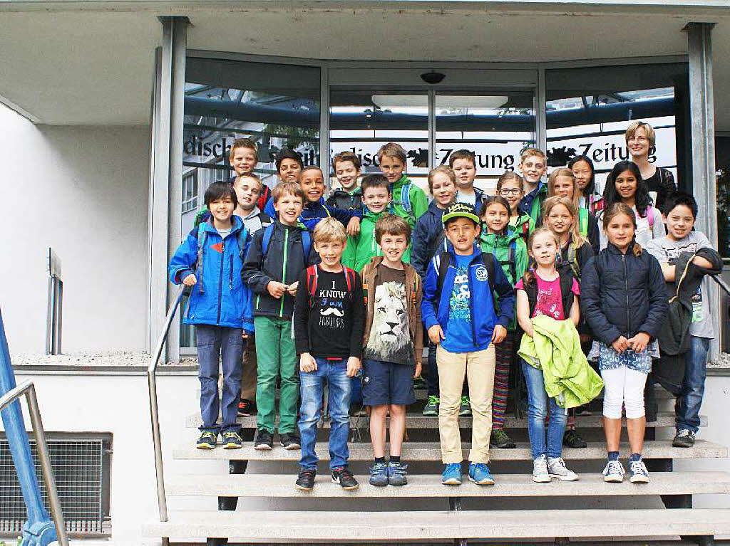 Die Klasse 4a der Grundschule Lahr-Reichenbach