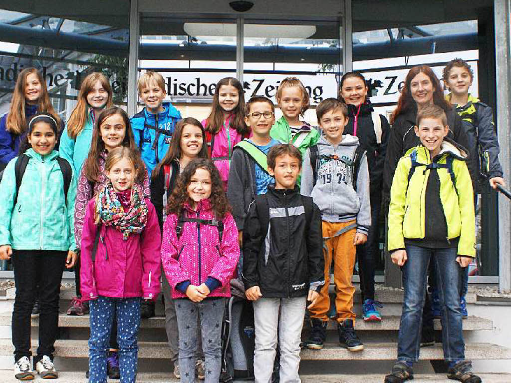 Die Klasse 4a der GHS Malterdingen