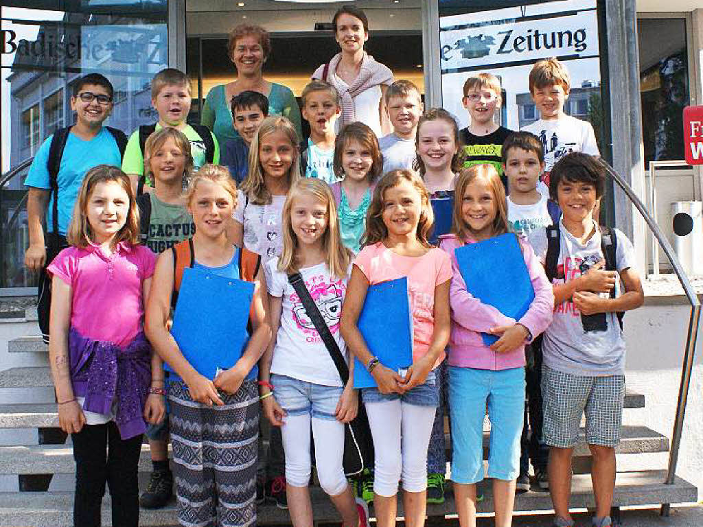 Die Klasse 4a der Silberbergschule Bahlingen