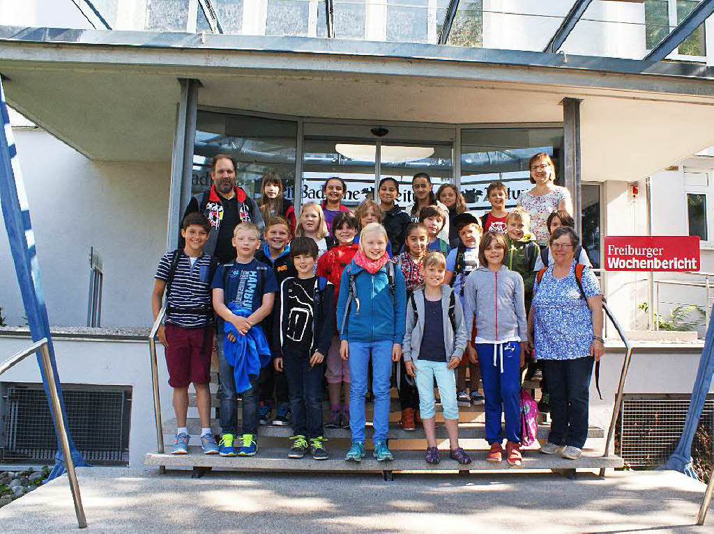 Die Klasse 4b der Karl-Tschamber-Schule Weil am Rhein
