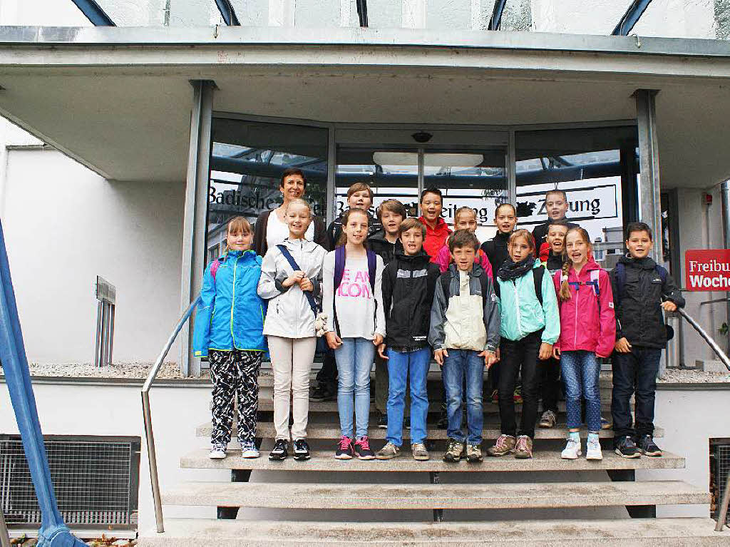 Die Klasse 4b der GHS Malterdingen