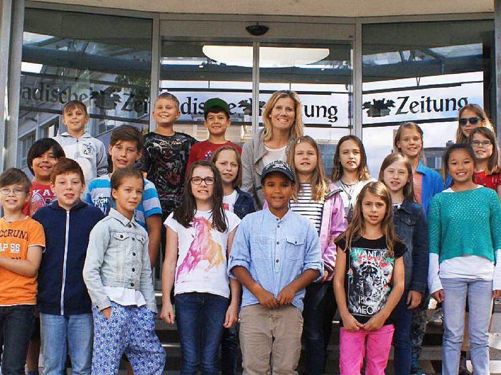 Die Klasse 4a der Hans-Thoma-Schule Weil am Rhein