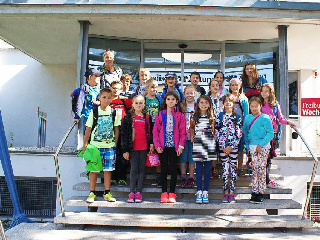 Die Klasse 4b der Weihermattenschule Bad Sckingen
