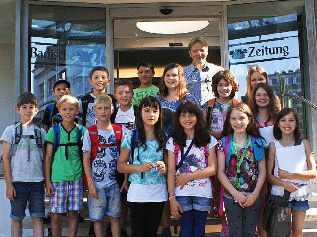 Die Klasse 4b der Grundschule Lahr-Sulz