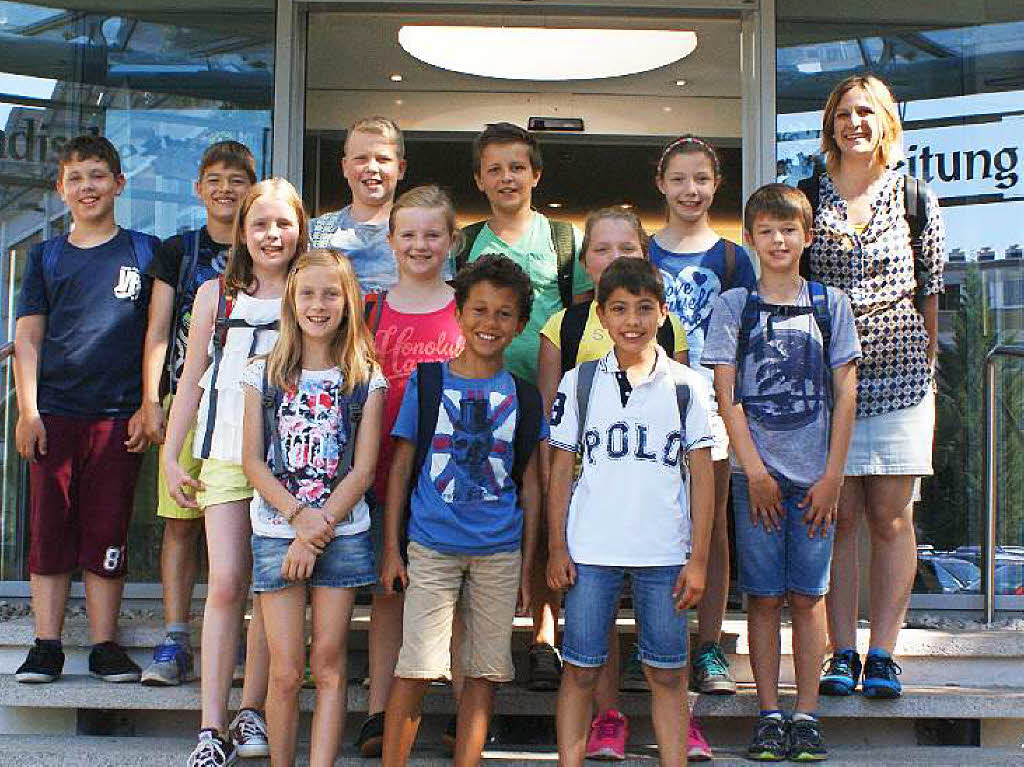 Die Klasse 4b der Grundschule Schmieheim