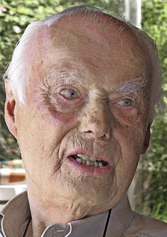 Kurt Lbbers  feierte seinen 90. Geburtstag.   | Foto: M. Lange