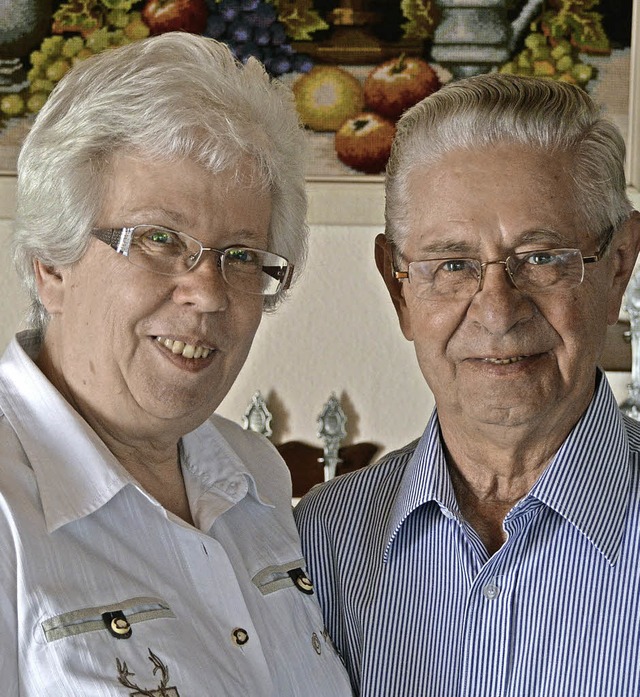 Goldene Hochzeit feiern Ursula und Gerhard Steinborn  | Foto: Helena Kiefer