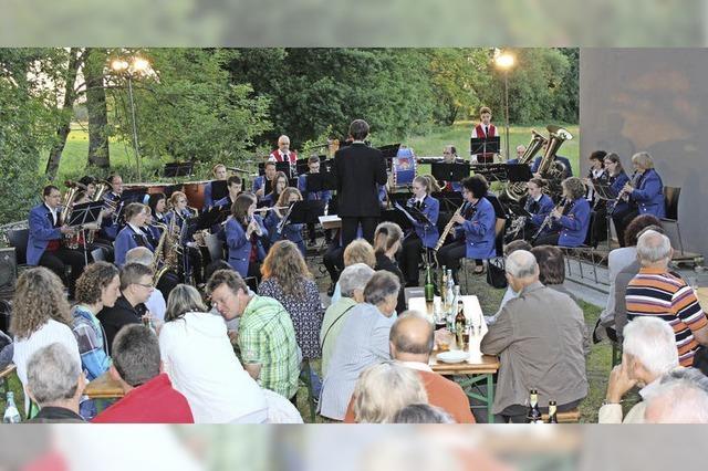 Open-Air-Konzert des Musikvereins Kollmarsreute