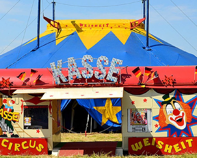 Der Zirkus Weisheit  ist am Wochenende in Schnau.   | Foto: ZVG