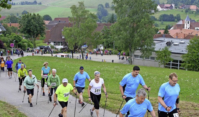 Sport in schner Umgebung: der Gersbacher Panoramalauf.   | Foto: sutter