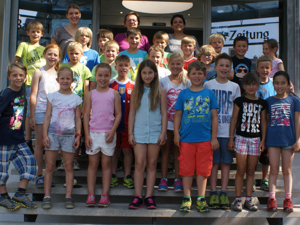 Die Klasse 3/4 der Grundschule Feldberg
