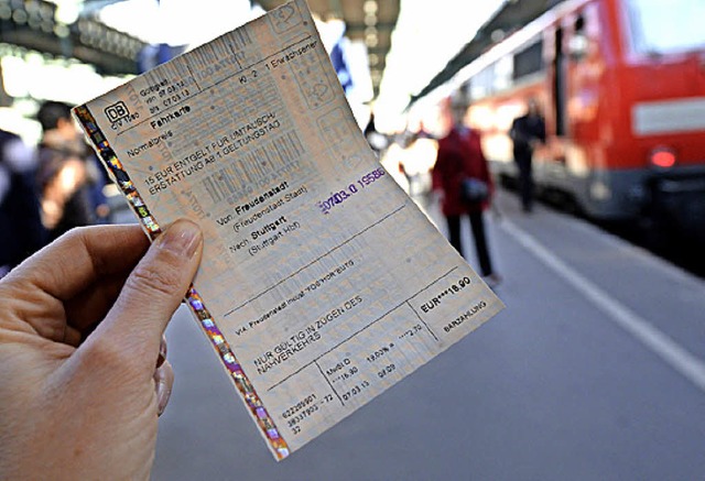 Tickets fr die Deutsche Bahn gibt es in Breisach nicht  mehr.   | Foto: DPA
