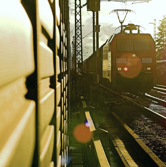 Lrmschutzwand an einer Bahnstrecke   | Foto: Archivfoto: Gollrad