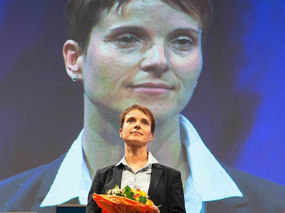 Frauke Petry ist nun die Frontfrau der AfD.  | Foto: dpa