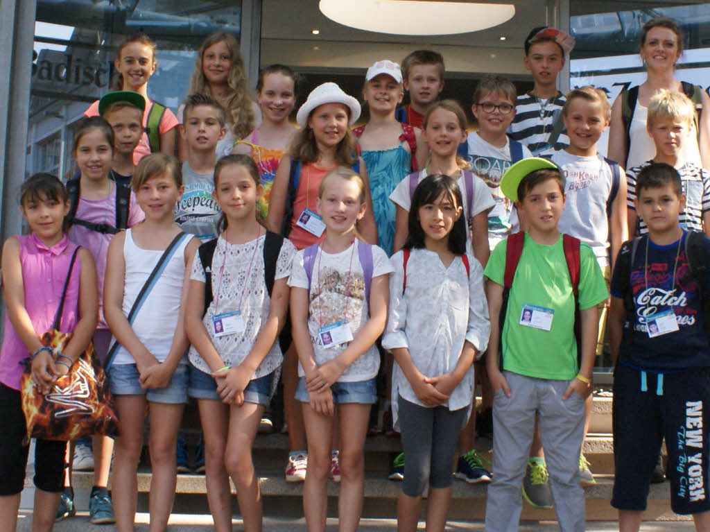 Die Klasse 4a der Grundschule Mahlberg
