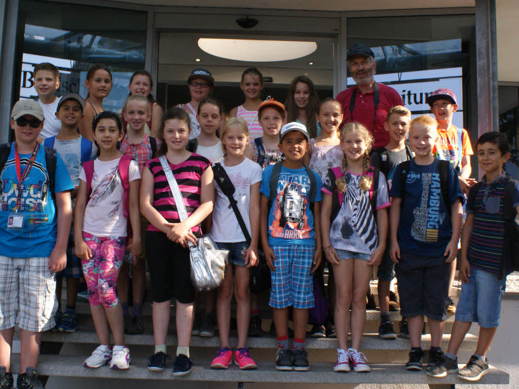 Die Klasse 4b der Grundschule Mahlberg