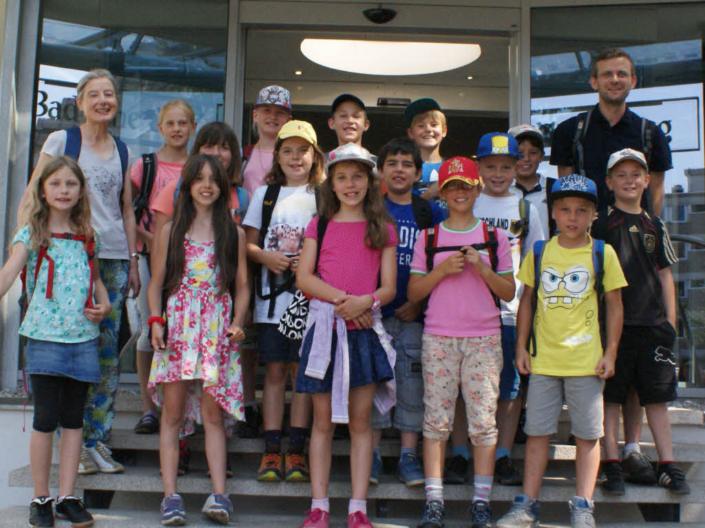 Die Klasse 4 der Grundschule Dachsberg-Ibach
