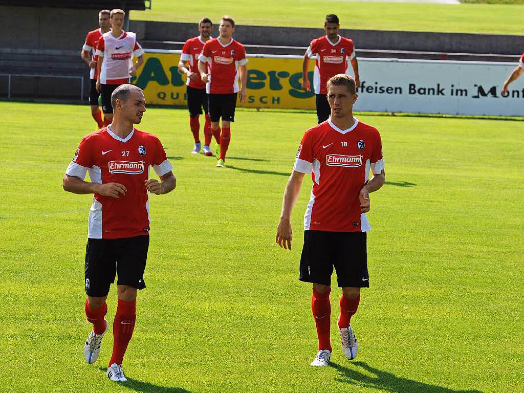 Nils Petersen (rechts) ist zurck beim SC Freiburg.