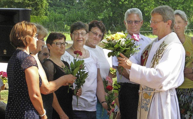 Beim Ulrichsfest in Mllen wurden das ...et und die neuen Mitglieder  begrt.   | Foto: Privat