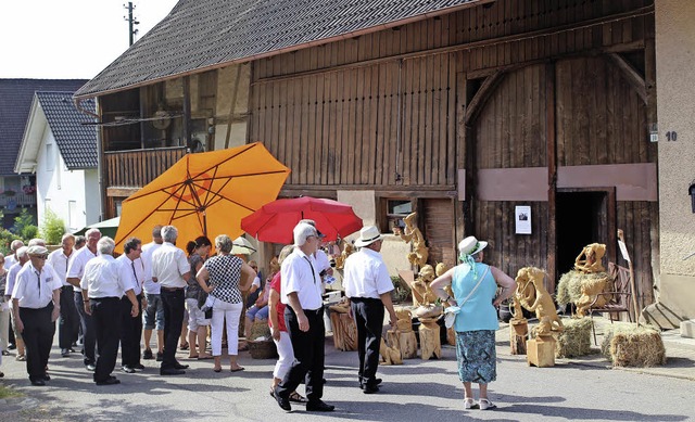 Sehenswertes bot zum einen der Dorfspa... der  Kunsthandwerkermarkt <ppp></ppp>  | Foto: Anja Bertsch