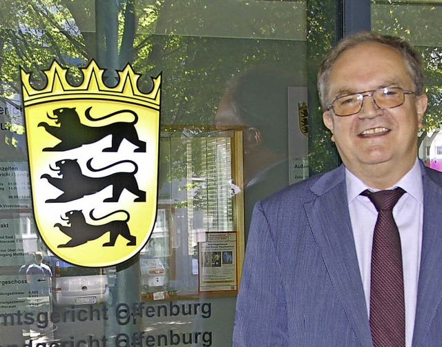 Rolf-Dieter Sigg, Direktor des Amtsgerichts Offenburg   | Foto: rderer
