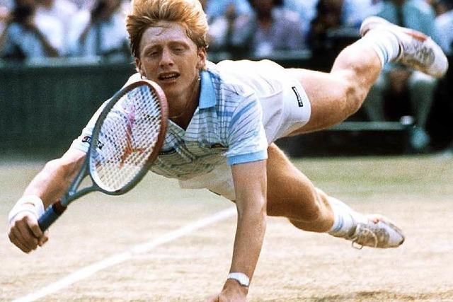 Fotos: Boris Becker gewinnt 1985 als erster Deutscher Wimbledon