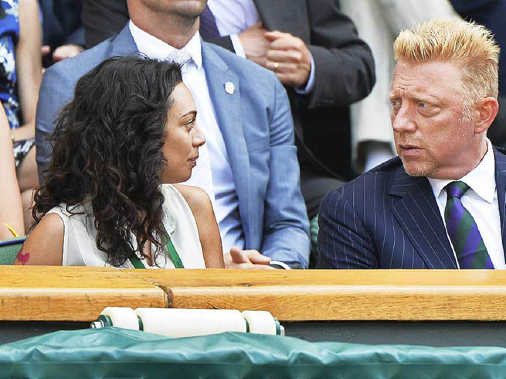 Boris Becker mit seiner Frau Lilly.