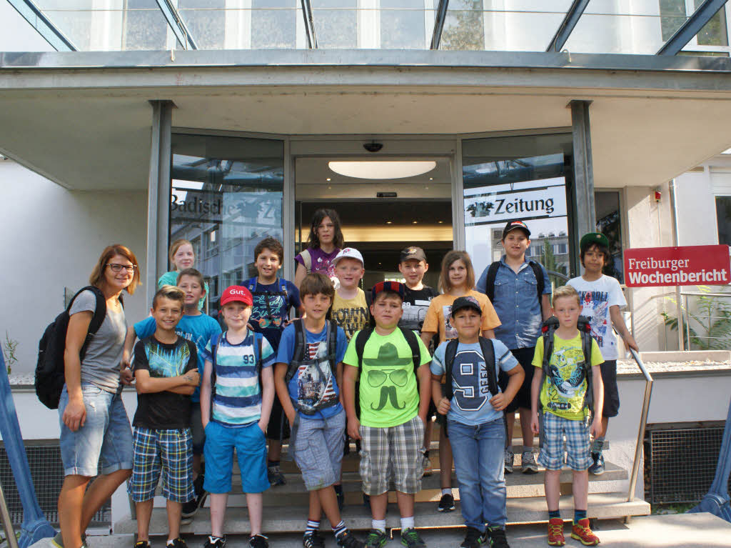 Die Klasse 4a der Grundschule Rickenbach