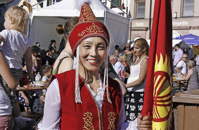 Wie beim Stadtfest und Fest der Kultur...ne Nationalitten in Lahr ihre Heimat.  | Foto: Heidi Foessel