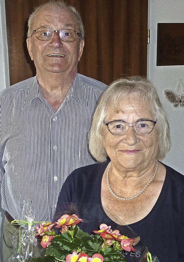 Werner und Irmgard Hoffmann feierten am Dienstag ihre goldene Hochzeit.   | Foto: Karlernst Lauffer