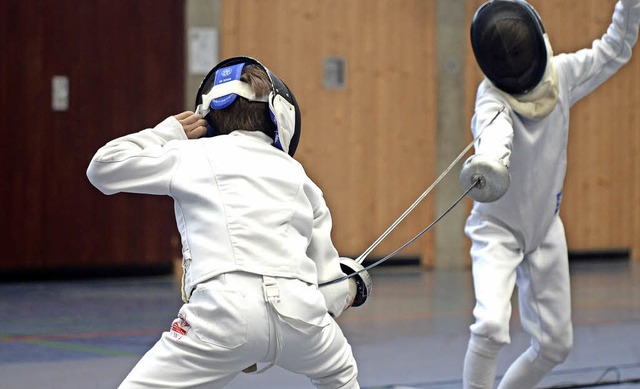 Rheinfelder Duell: Nicolas Fs (TV Rhe...kamerad Simon Steppe den ersten Platz.  | Foto: hannes Schuster