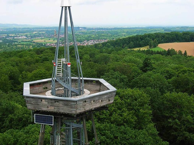 Bald wieder zu besteigen: Der Eichbergturm  | Foto: Sylvia-Karina  Jahn