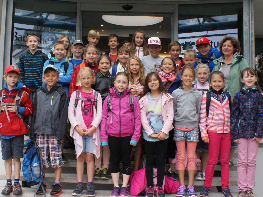 Die Klasse 4a der Sommerbergschule Lenzkirch
