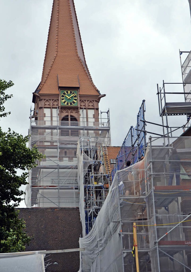 Die Kirchenglocken von St. Georg bleiben voraussichtlich bis September stumm.   | Foto: Weber-Kroker