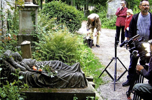 Der Alte Friedhof wird zum Fernsehstar.   | Foto: Hans Sigmund