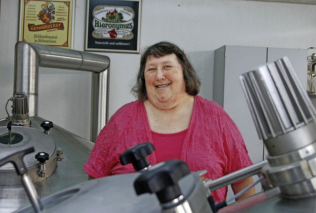 Gerda Mder hat ihr ganzes Berufsleben in der Brauerei in Schmieheim verbracht.   | Foto: Heidi Fssel