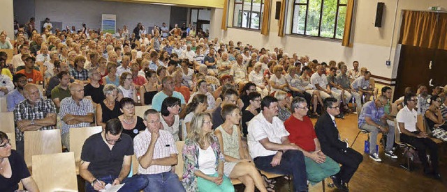 Auf groes Interesse stie die Brgeri...ten Flchtlingsunterkunft in Fahrnau.   | Foto: A. Hnig