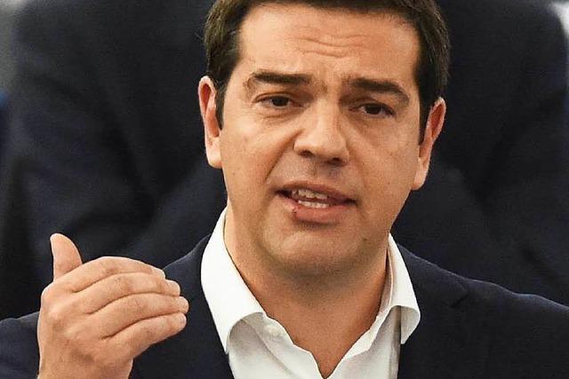 Und die Uhr tickt: Tsipras im Europaparlament