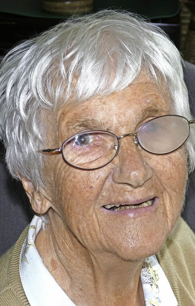 Anneliese Honens feierte ihren 90. Geburtstag  | Foto: Aribert Rssel