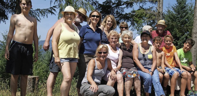 Die Mitglieder des Weiler Frauenchors bei ihrer Freizeit in Brchau  | Foto: ZVG