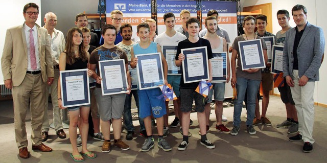 Chance Cup: Siegerehrung in der Volksbank   | Foto: privat