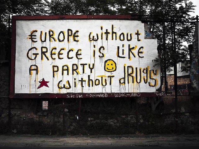 &#8222;Europa ohne Griechenland ist wi...r weniger politischen Stellungnahmen.   | Foto: dpa