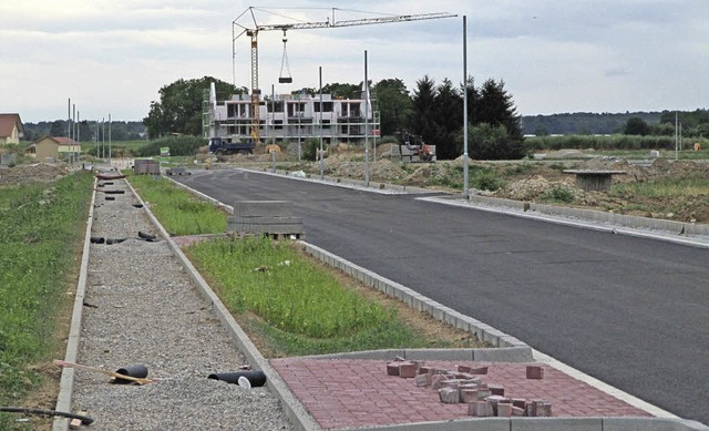 Die Erschlieung des Neubaugebiets &#8...ge fr Vorhaben in diesem Gebiet vor.   | Foto: Martin Wendel