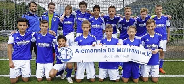 Das siegreiche C1-Team von der Alemannia Mllheim.   | Foto: Privat