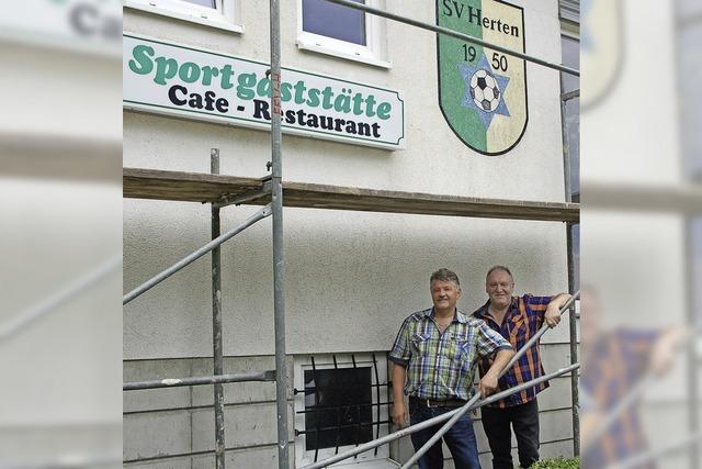 SV Herten gibt Klubheim neuen Anstrich