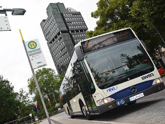 Die Lrracher Stadtbuslinien sollen knftig besser rollen.  | Foto: Nikolaus Trenz